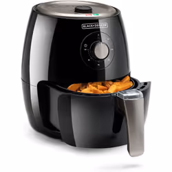 Black & Decker BXAF2500E friteuse Unique 2,5 L Autonome 1500 W Friteuse d’air chaud Noir
