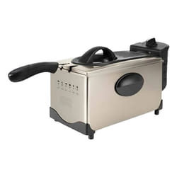 Black & Decker BXDF2100E Unique 3 L Autonome 2100 W Friteuse Noir, Acier inoxydable