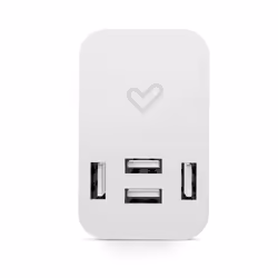 Energy Sistem Energy Home Quad adaptateur de puissance & onduleur Intérieure Blanc
