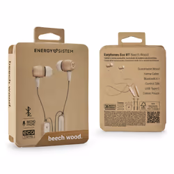 Energy Sistem Earphones Eco BT Écouteurs Sans fil Ecouteurs Appels/Musique Bluetooth Bois - Vue supplémentaire 6