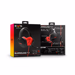 Energy Sistem ESG 4 Surround 7.1 Noir, Rouge - Vue supplémentaire 7
