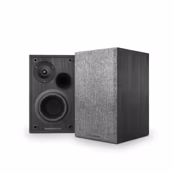 Energy Sistem Studio Monitor 2 Bluetooth, 2-voies, 2.0 canaux, Avec fil &amp;sans fil, 50 W, 60 - 18000 Hz, Gris, Bois