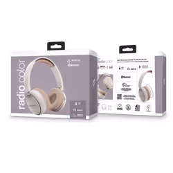 Energy Sistem Radio Color Casque Sans fil Arceau Type-C Bluetooth Beige - Vue supplémentaire 5
