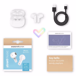 Energy Sistem StreetMusic Écouteur TWS USB Type-C Bluetooth Blanc - Vue supplémentaire 7