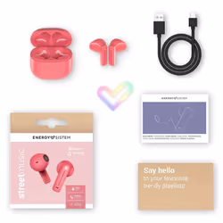 Energy Sistem StreetMusic Écouteur TWS USB Type-C Bluetooth Rose - Vue supplémentaire 7