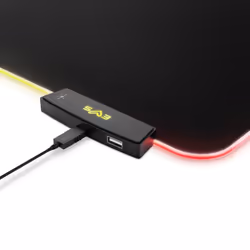 Energy Sistem GAMING Pad ESG P5 RGB Tapis de souris de jeu Noir - Vue supplémentaire 4