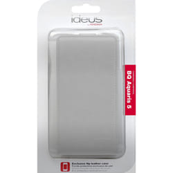 Ideus CABQAQ5LEAW coque de protection pour téléphones portables Folio porte carte Blanc