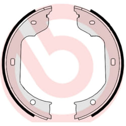 Jeu de mâchoires de frein à main BREMBO S 06 511