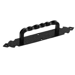 Poignée Pour Porte 275mm à Visser En Fer Forgé Noir EDM