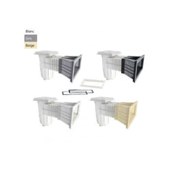 Astral - Skimmer pour piscine béton et liner - gris