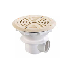 Astralpool - Pièce à sceller piscine - Bonde de fond liner/béton - modèle Easyline - Sable - Ø210 de