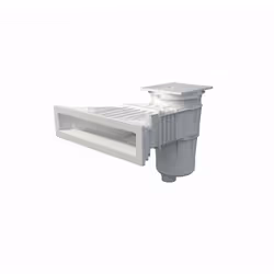 Astral Pool 56176, Épuisette murale de piscine, Blanc, ABS, Rectangulaire, 7,5 m³/h, 495 mm