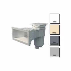 Description du Skimmer Prestige 17,5 L Astral, grande meurtrière - Béton/Liner Pour piscine béton/liner. En ABS blanc traité ...