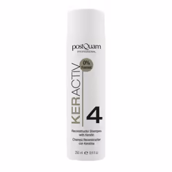 PostQuam Reconstructor Shampoo Avec Keratine 250 ml, 250 ml, Shampoing, Professionnel, Femmes, Réparation, Brillant, Lissage, ...
