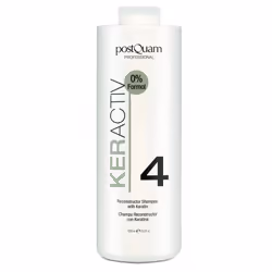 PostQuam Shampooing Reconstructeur Avec Keratine 1000 ml, 1000 ml, Shampoing, Professionnel, Femmes, Réparation, Brillant, Li ...