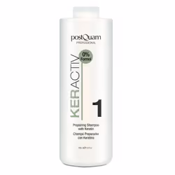 PostQuam Shampooing Reparateur Avec Keratine 1000 ml, 1000 ml, Shampoing, Professionnel, Femmes, Réparation, Brillant, Lissag ...