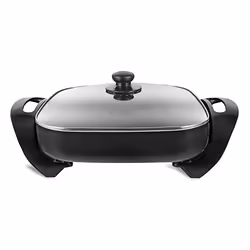ID Italian IDECUCOOK01, Noir, Rectangulaire, Rotatif, Couvercle amovible, 4 pieds, 1500 W