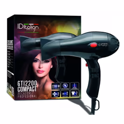 ID Italian IDE2200COMPACT, Secteur, Noir, Monochromatique, Orifice de suspension, 2200 W, 220-240 V