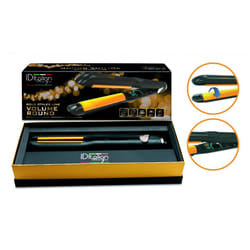 PostQuam IDEVOLUMEROUND brosse soufflante et fer à lisser À chaleur Noir, Jaune 65 W 2,53 m