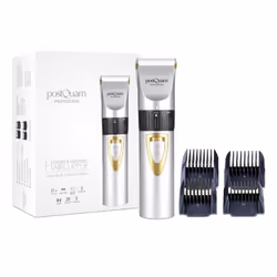 PostQuam PQPAE6001 tondeuse à cheveux Noir, Or, Blanc