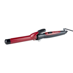 PostQuam IDEICURLPLUS25 brosse soufflante et fer à lisser Fer à friser À chaleur Noir, Rouge 25 W 1,5 m