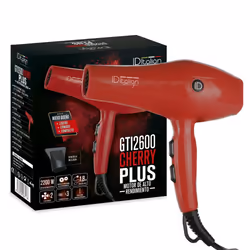 Italian Design GTI 2600 Cherry Plus, Secteur, Rouge, Monochromatique, Orifice de suspension, 1,8 m, 2200 W