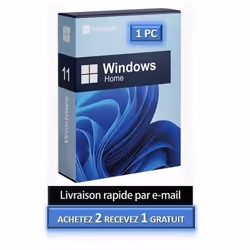 Clé dactivation Windows 11 Famille - Microsoft - 1 PC - Licence authentique - Support 24/7 - Livraison rapide