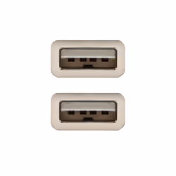 Nanocable 10.01.0303 câble USB 2 m USB 2.0 USB A Beige