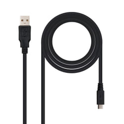 Nanocable 10.01.0501 câble USB 1,8 m USB 2.0 USB A Micro-USB B Noir