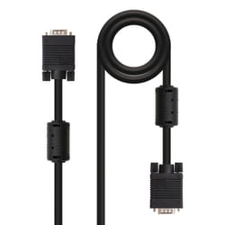 Nanocable 10.15.0102 câble VGA 1,8 m VGA (D-Sub) Noir