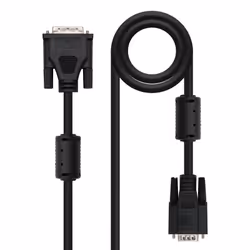 Nanocable DVI - VGA, 3m, 3 m, VGA (D-Sub), DVI, Mâle, Mâle, 2048 x 1536 pixels