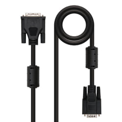 Nanocable DVI - VGA, 3m VGA (D-Sub) Noir