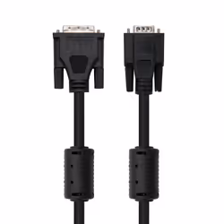 Nanocable DVI - VGA, 3m VGA (D-Sub) Noir