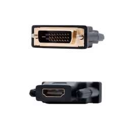 Nanocable 10.15.0700 changeur de genre de câble DVI 24+1 HDMI Noir