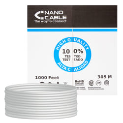 Nanocable 10.20.0304 câble de réseau Gris 305 m Cat5e U/UTP (UTP)