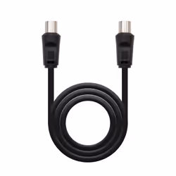 Nanocable 10.26.0202, 1,8 m, 3C-2V, 9,5 mm, 9,5 mm, Noir
