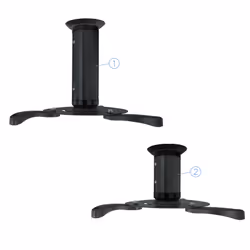 TooQ PJ1010TN-B support pour projecteurs Plafond Noir