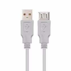 Nanocable 10.01.0202 câble USB 1 m USB 2.0 USB A Beige