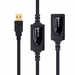 Nanocable 10.01.0212 câble USB 10 m USB 2.0 USB A Noir