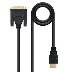 Nanocable 10.15.0502 câble vidéo et adaptateur 1,8 m DVI HDMI Noir