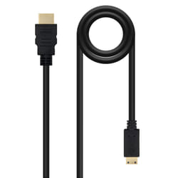 Nanocable 10.15.0903 câble HDMI 3 m HDMI Type A (Standard) HDMI Type C (Mini) Noir