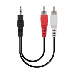 Nanocable 10.24.0303 câble audio 3 m 3,5mm 2 x RCA Noir