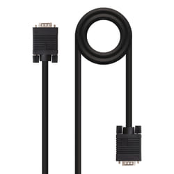 Nanocable 10.15.1302 câble VGA 1,8 m VGA (D-Sub) Noir