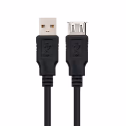Nanocable 10.01.0204-BK câble USB 3 m USB 2.0 USB A Noir