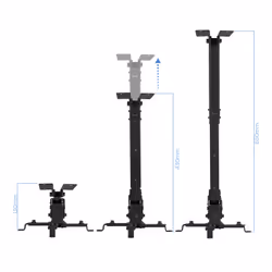 TooQ PJ2012T-B support pour projecteurs Plafond Noir