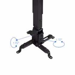 TooQ PJ2012T-B support pour projecteurs Plafond Noir