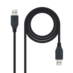 Nanocable 10.01.1002-BK câble USB 2 m USB 3.2 Gen 1 (3.1 Gen 1) USB A Noir