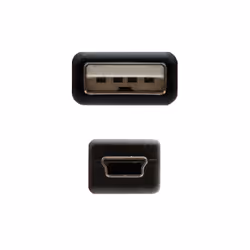 Nanocable 10.01.0403 câble USB 3 m USB 2.0 USB A Mini-USB B Noir