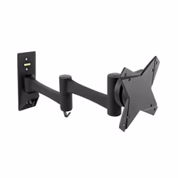 TooQ LP2323TN-B, 58,4 cm (23"), 75 x 75 mm, 100 x 100 mm, -15 - 15°, 180°, Noir