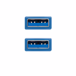 Nanocable 10.01.1001-BL câble USB 1 m USB 3.2 Gen 1 (3.1 Gen 1) USB A Bleu